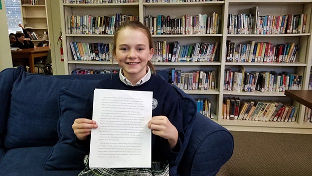 Bright Future: Cathedral sixth grader places in DAR essay ...