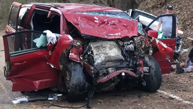 Car crash sends four to hospital
